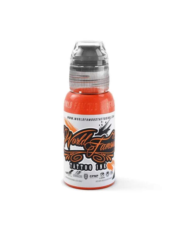 Jay Freestyle Orange World Famous Tattoo Ink Pick Size World Famous Male Sex Toys