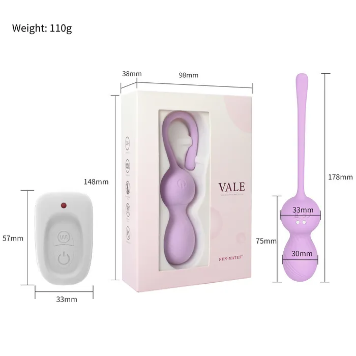 Kegel Balls Egg Vibrator Vagina Repair Ball for Female FUNMATES Female Sex Toys