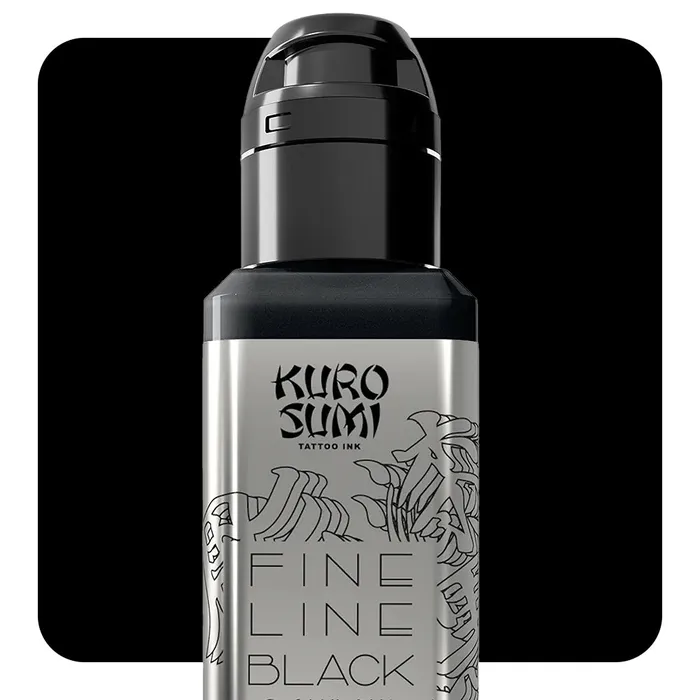 Kuro Sumi Fine Line Black Kuro Sumi Tattoo Ink 15oz Bottle Anal