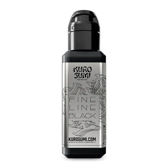 Kuro Sumi Fine Line Black Kuro Sumi Tattoo Ink 15oz Bottle Anal