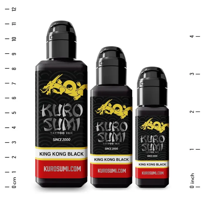 Kuro Sumi Vibrators King Kong Black Kuro Sumi Tattoo Ink Pick Size