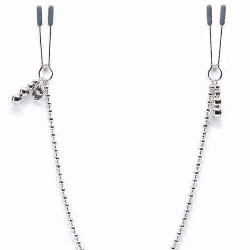Lovehoney Vibrators Fifty Shades of Grey At My Mercy Beaded Chain Nipple Clamps