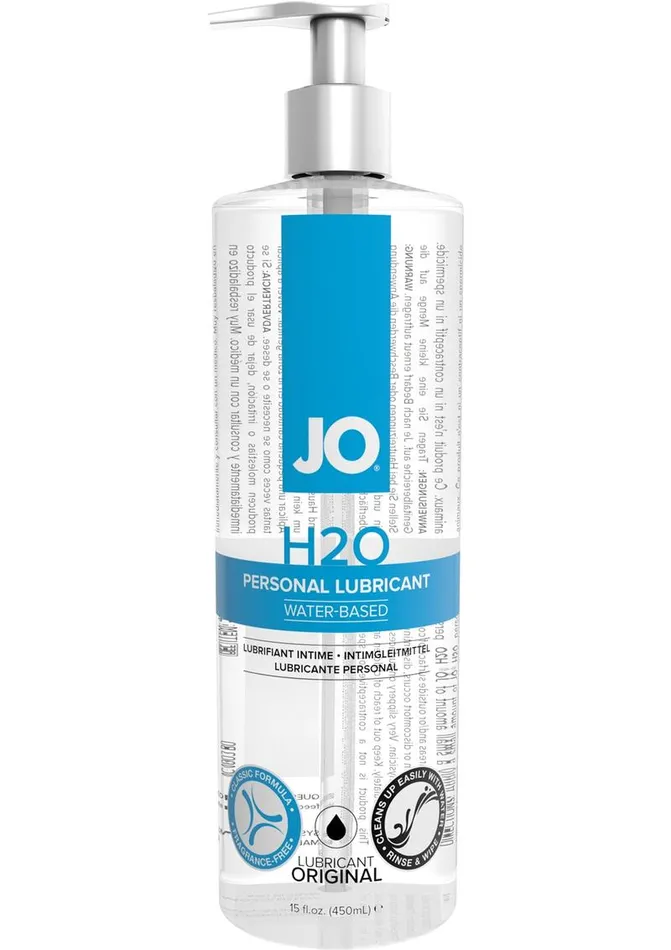 Lubricants ECN System H2O WaterBased Lubricant Silky LongLasting NonSticky 16 Ounce bottle