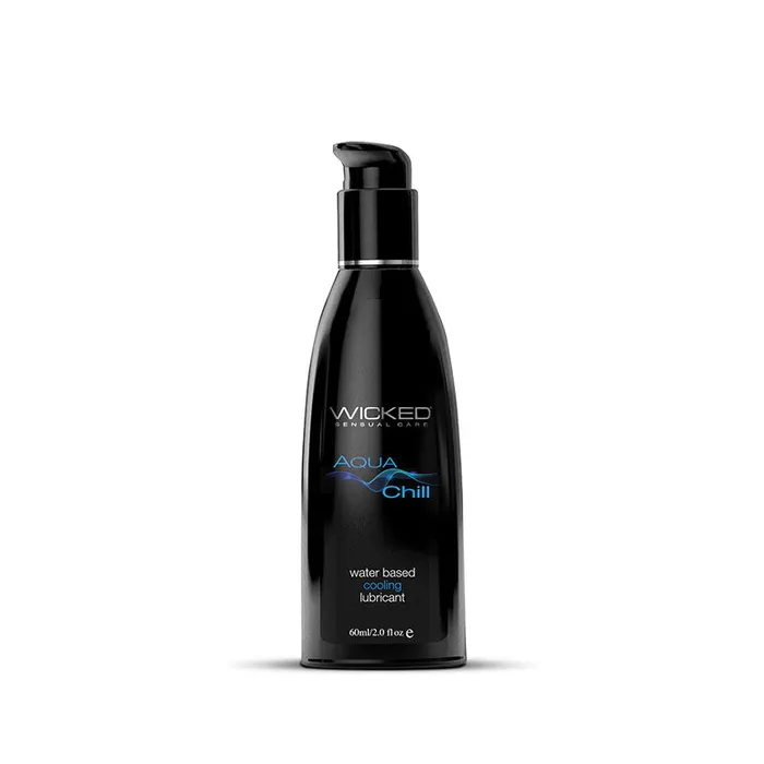 Lubricants Wicked Lubes Wicked Aqua Chill Water Based Cooling Lubricant 2 oz