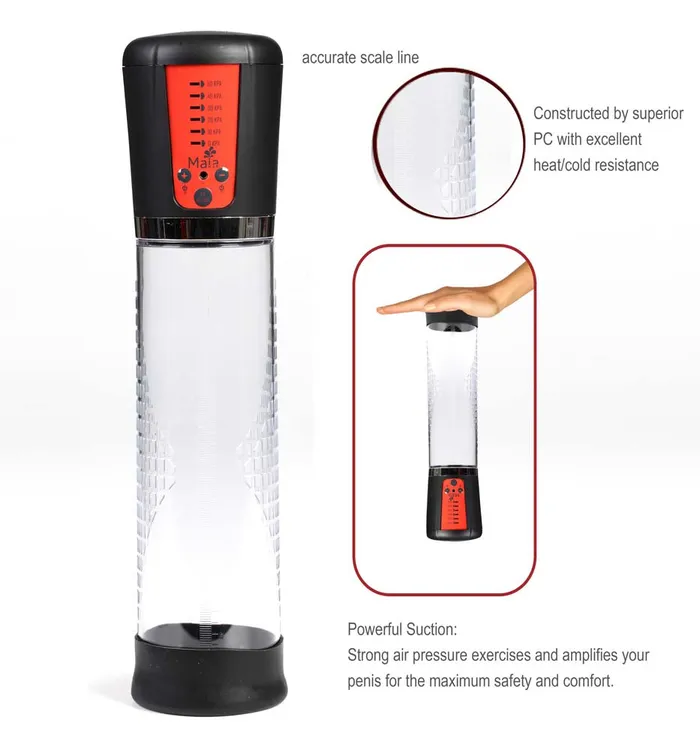 Maia Toys Male Sex Toys JACKSON USB Rechargeable Penis Vacuum Pump