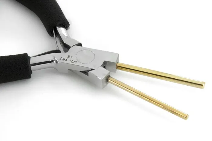 Male Sex Toys Bail Forming Pliers 534 with Brass Tips and Black Grip Pierced Tools