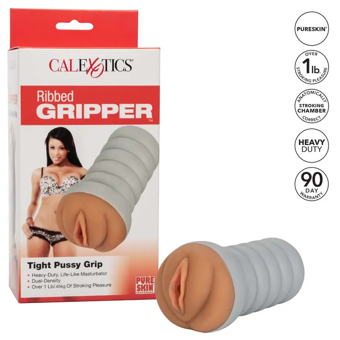 Male Sex Toys California Exotics Ribbed Grippers Vaginal Anal Male Masturbators
