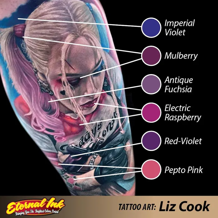 Male Sex Toys Eternal Electric Raspberry Eternal Tattoo Ink Pick Your Size