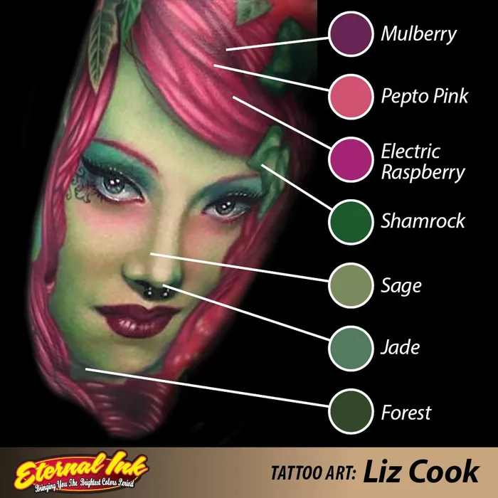 Male Sex Toys Eternal Electric Raspberry Eternal Tattoo Ink Pick Your Size