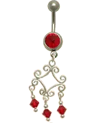 Male Sex Toys Painful Pleasures 14g 38 Jewel With DiamondShaped Chandelier Dangle Belly Button Ring Male Sex Toys Painful Pleasures 14g 38 Jewel With DiamondShaped Chandelier Dangle Belly Button Ring