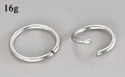 Male Sex Toys Painful Pleasures 16g Seamless Annealed Stainless Steel Ring