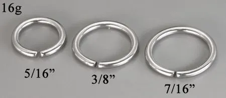 Male Sex Toys Painful Pleasures 16g Seamless Annealed Stainless Steel Ring