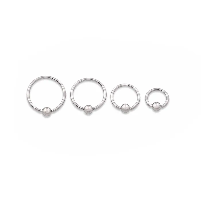 Male Sex Toys Painful Pleasures 18g Annealed Steel Fixed Bead Ring Price Per 1
