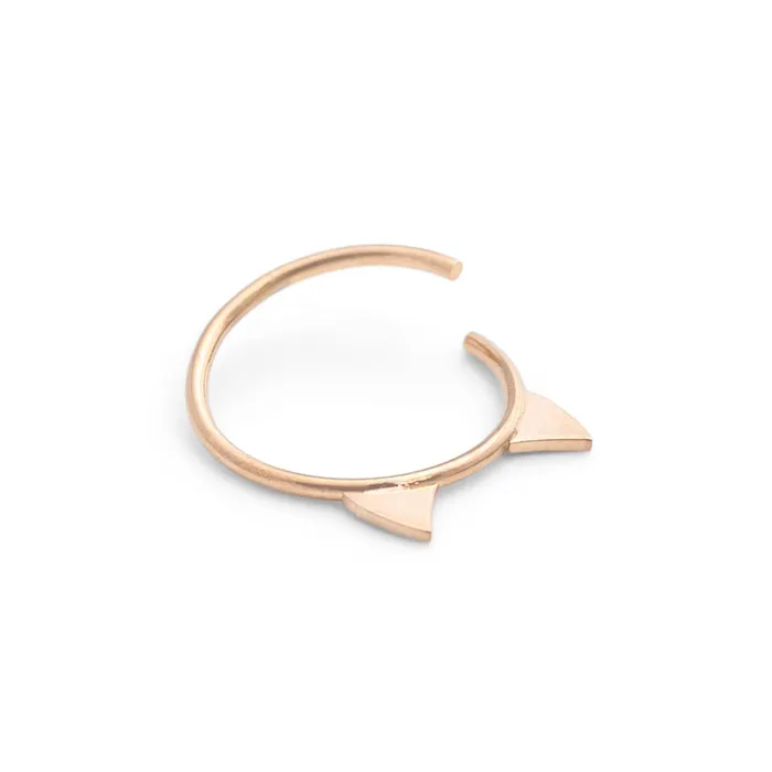 Male Sex Toys Painful Pleasures 20g Cat Ear PVD Gold Bendable Ring Price Per 1