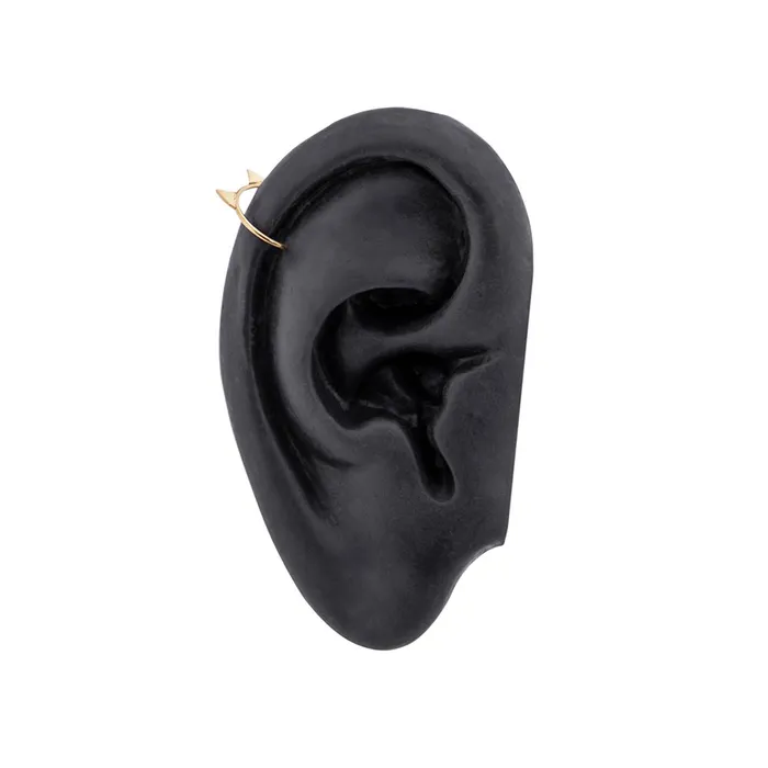 Male Sex Toys Painful Pleasures 20g Cat Ear PVD Gold Bendable Ring Price Per 1