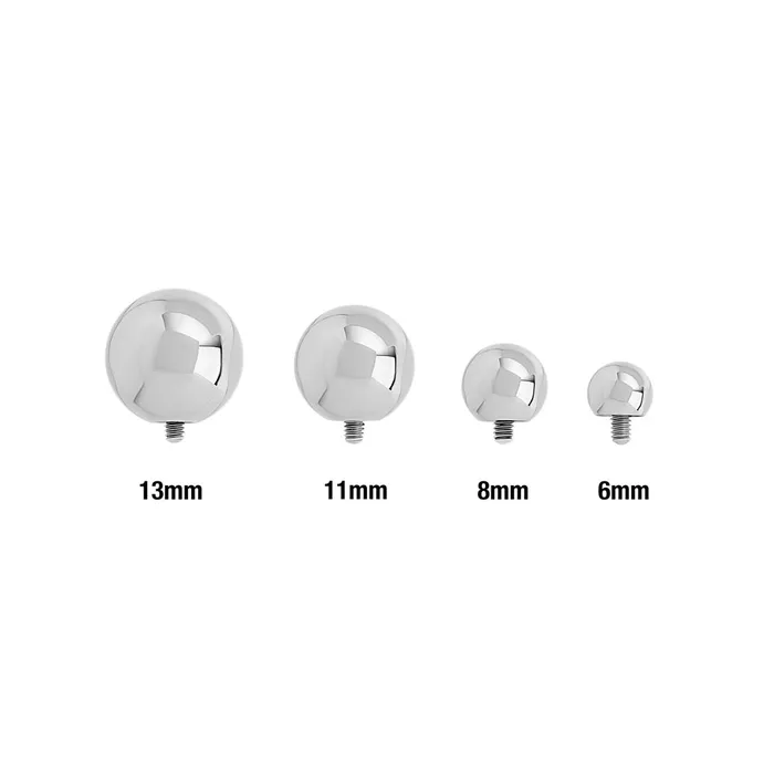 Male Sex Toys Painful Pleasures 6g Internally Threaded CounterSunk Steel Ball Price Per 1