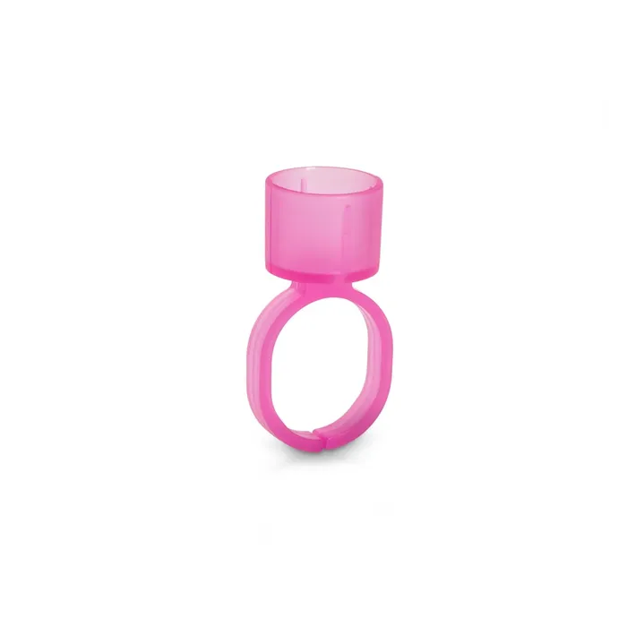 Male Sex Toys Saferly Cosmetic Ink Cup Holder Finger Ring Pink Bag of 50