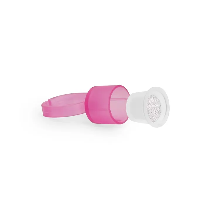 Male Sex Toys Saferly Cosmetic Ink Cup Holder Finger Ring Pink Bag of 50