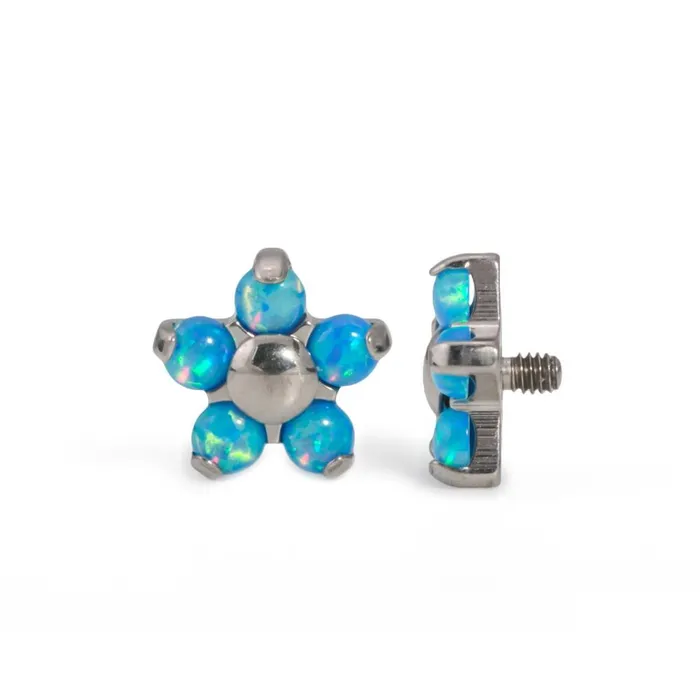 Male Sex Toys Tilum 14g12g Internally Threaded Titanium Flower Top with Five Opal Petals Price Per 1 Tilum Male Sex Toys Tilum 14g12g Internally Threaded Titanium Flower Top with Five Opal Petals Price Per 1 Tilum