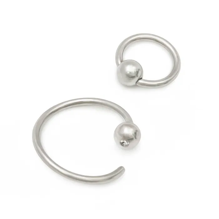 Male Sex Toys Tilum 18g Annealed Titanium Fixed Bead Ring Price Per 1 Tilum