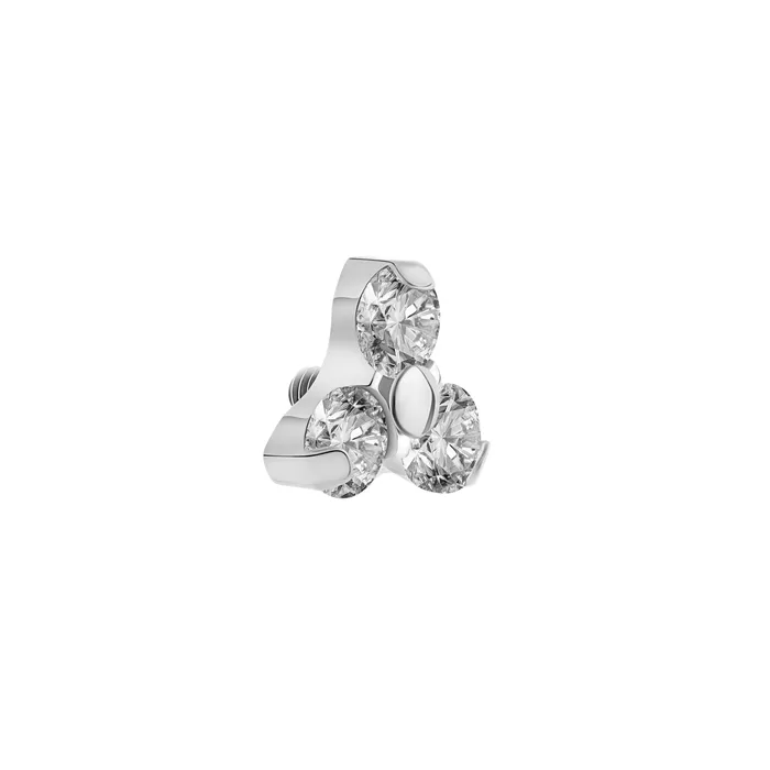 Male Sex Toys Tilum Tilum 14g12g Internally Threaded Titanium Jewel Trinity Top Large Price Per 1