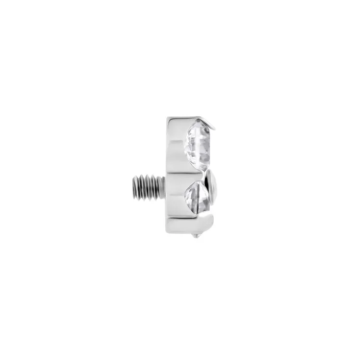 Male Sex Toys Tilum Tilum 14g12g Internally Threaded Titanium Jewel Trinity Top Large Price Per 1
