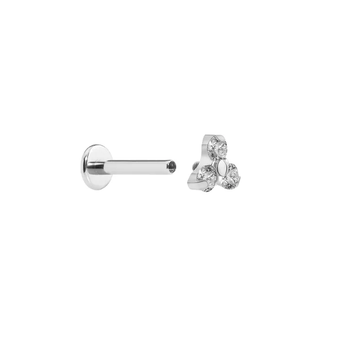 Male Sex Toys Tilum Tilum 14g12g Internally Threaded Titanium Jewel Trinity Top Large Price Per 1