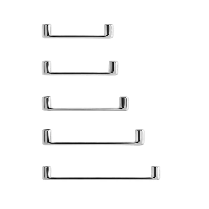 Male Sex Toys Tilum Tilum 14g Internally Threaded Flat Titanium Surface Barbell with 2mm Rise Price Per 1