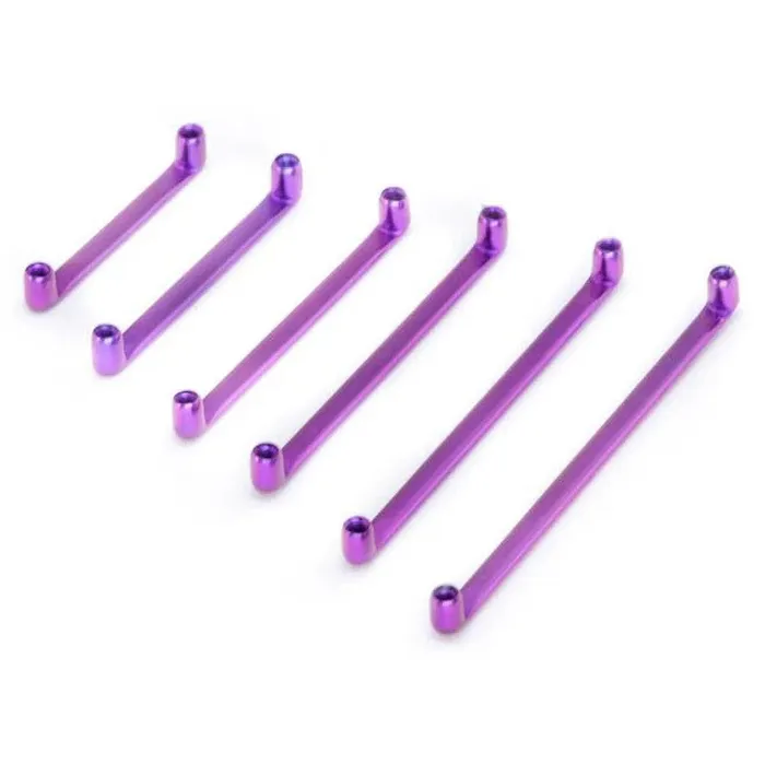 Male Sex Toys Tilum Tilum 14g Internally Threaded Flat Titanium Surface Barbell with 2mm Rise Price Per 1
