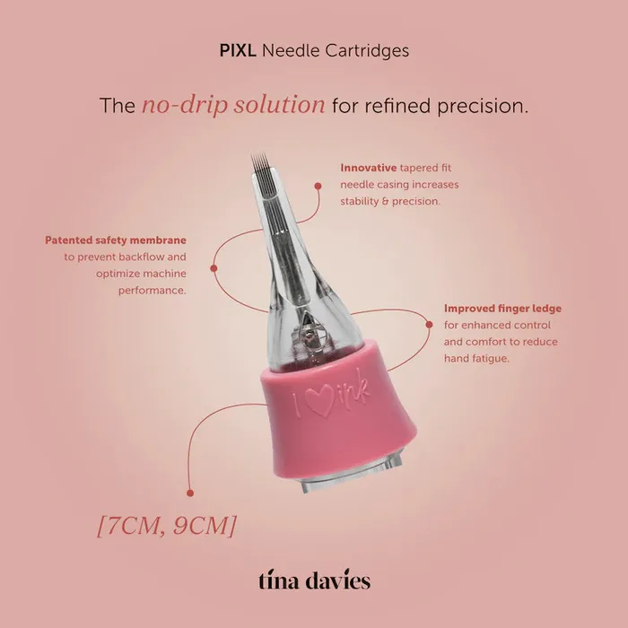 Male Sex Toys Tina Davies NonInk Tina Davies PIXL Needle Cartridges Sampler Pack Box of 10