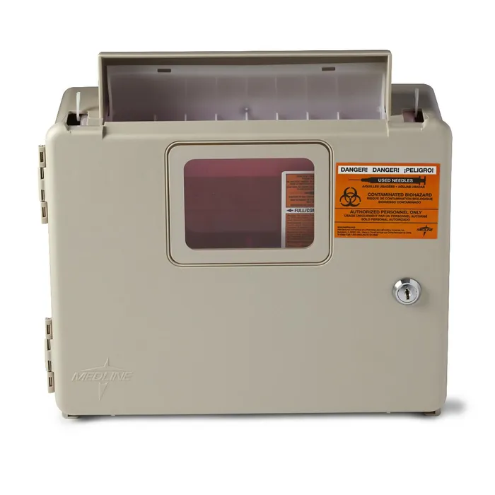 Medline Vibrators Locking Wall Cabinet 5 Quarts