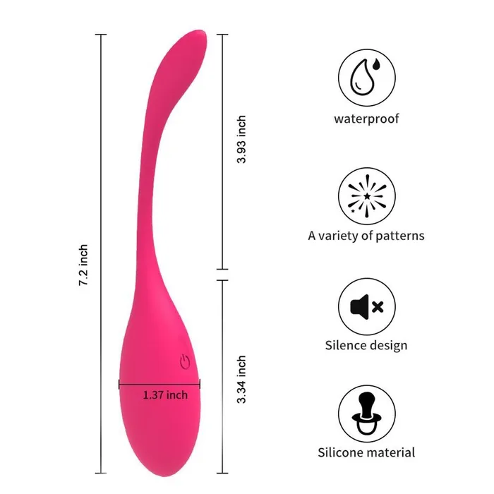 Mignon Kegel Balls Vaginal Vibrator Toys Love Egg for Women9 Vibration Modes FUNMATES Female Sex Toys