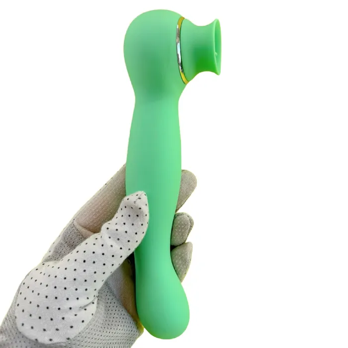 Nasstoys Female Sex Toys Luscious Licker Double Ended Licking GSpot Vibrator Mint Green