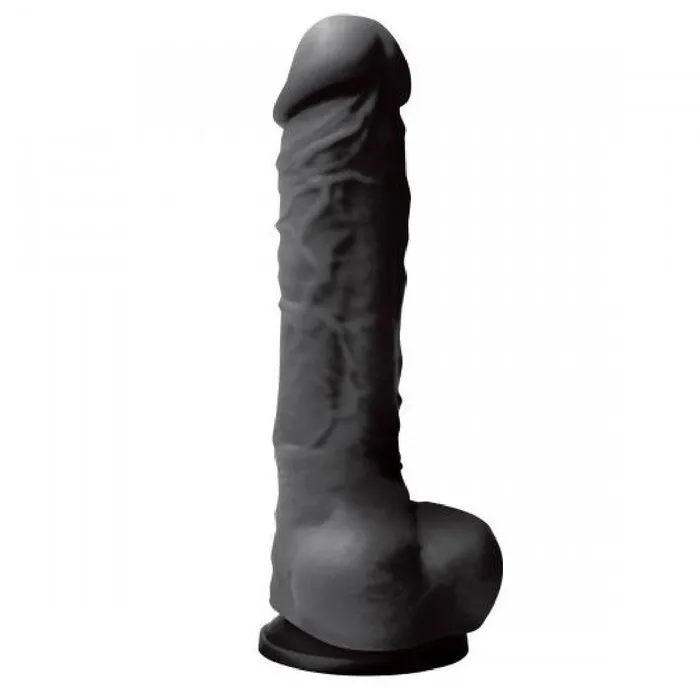 NS Novelties Anal Colours Realistic 7 Inch Silicone Suction Cup Dildo Black NS Novelties Anal Colours Realistic 7 Inch Silicone Suction Cup Dildo Black