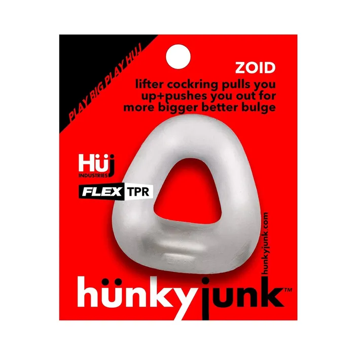 Oxballs LLC Dildos hnky junk ZOID Lifter Bulge Cockring Clear
