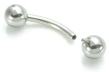 Painful Pleasures 12g Internal Steel Bent Barbell Price Per 1 Male Sex Toys