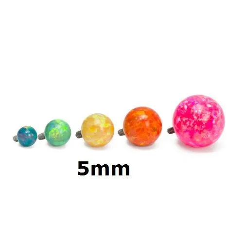Painful Pleasures 14g 12g Internally Threaded 5mm Opal Replacement Ball Price Per 1 Male Sex Toys Painful Pleasures 14g 12g Internally Threaded 5mm Opal Replacement Ball Price Per 1 Male Sex Toys