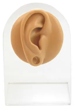 Painful Pleasures Anal Silicone Right Ear Plug Display Tan Body Bit Version 1 Painful Pleasures Anal Silicone Right Ear Plug Display Tan Body Bit Version 1