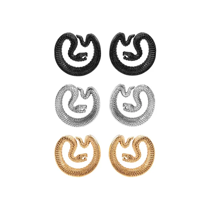 Painful Pleasures Coiled Snake Double Flared Saddle Weights Price Per 2 Dildos