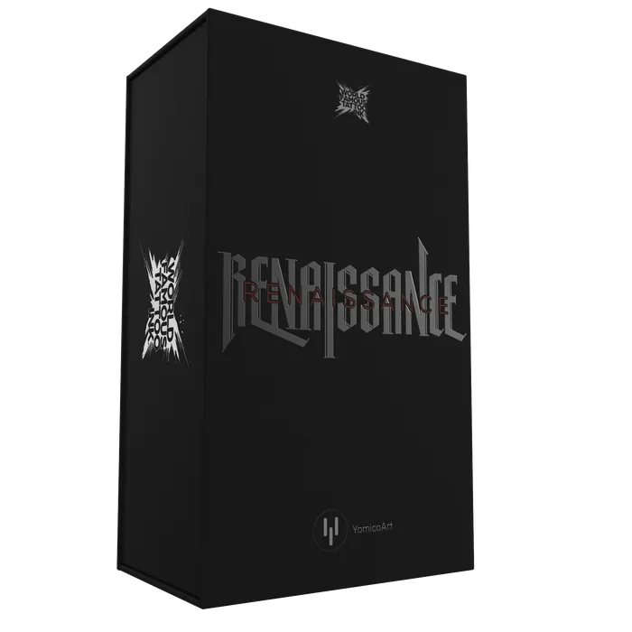Painful Pleasures Couples FK Irons x World Famous Yomico Special Edition Flux Max Machine Renaissance Ink Kit