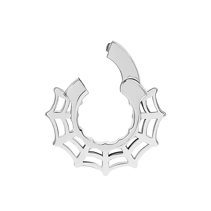 Painful Pleasures Dildos Stainless Steel Spiderweb Clicker Ear Weights Price Per 2