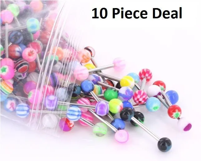 Painful Pleasures Female Sex Toys 14g 58 Acrylic Mix Straight Barbells Price Per 10 Painful Pleasures Female Sex Toys 14g 58 Acrylic Mix Straight Barbells Price Per 10