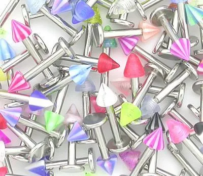 Painful Pleasures Female Sex Toys 14g Labrets Deal with Acrylic Cones Price Per 10 Painful Pleasures Female Sex Toys 14g Labrets Deal with Acrylic Cones Price Per 10