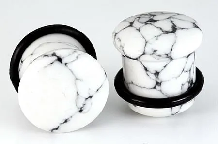 Painful Pleasures Top Hat WHITE PINE STONE Plug with Black Oring 8g 916 Price Per 1 Anal Painful Pleasures Top Hat WHITE PINE STONE Plug with Black Oring 8g 916 Price Per 1 Anal