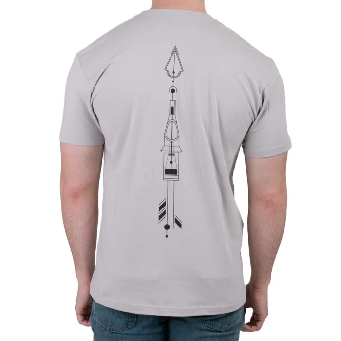 Peak Dildos Peak Needle Quartz Unisex Light Grey Tee