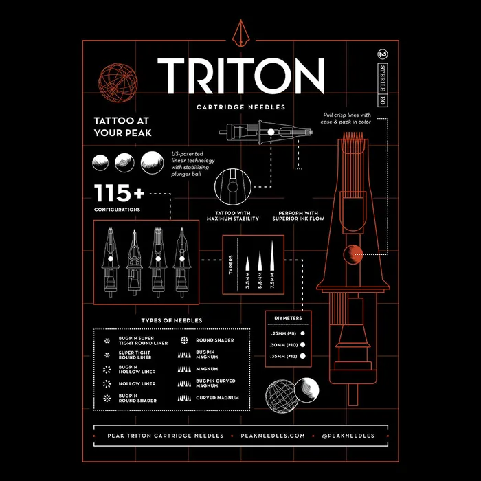 Peak Male Sex Toys Peak Triton TShirt Pick Size