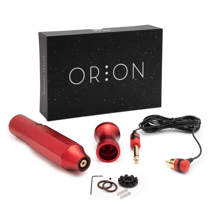 Peak Vibrators Peak Orion Rotary Pen Tattoo Machine 40mm Red