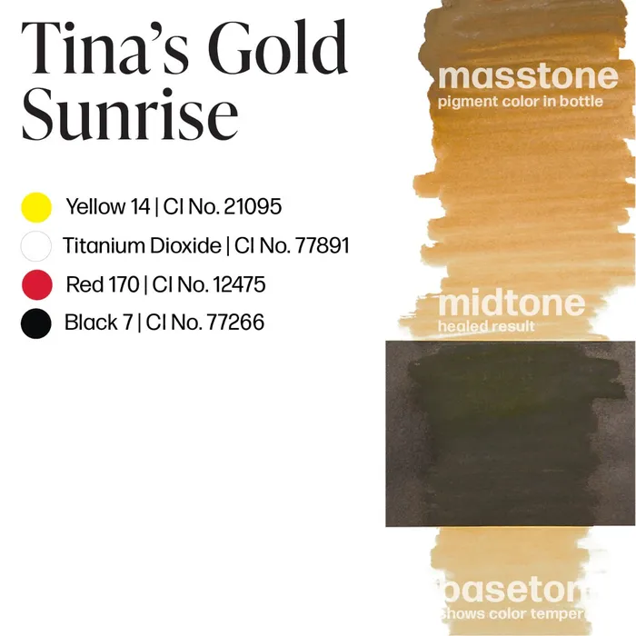 Perma Blend Tinas Gold Sunrise Perma Blend Pick Size Vibrators