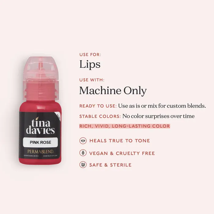 Perma Blend Vibrators Tina Davies Collection Pink Rose Perma Blend