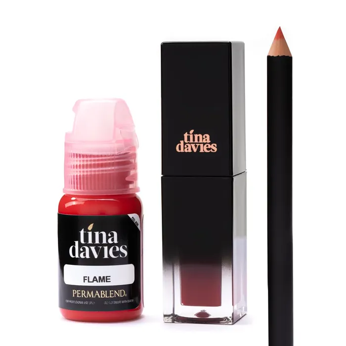Perma Blend Vibrators Tina Davies Lip Trio Perma Blend Flame
